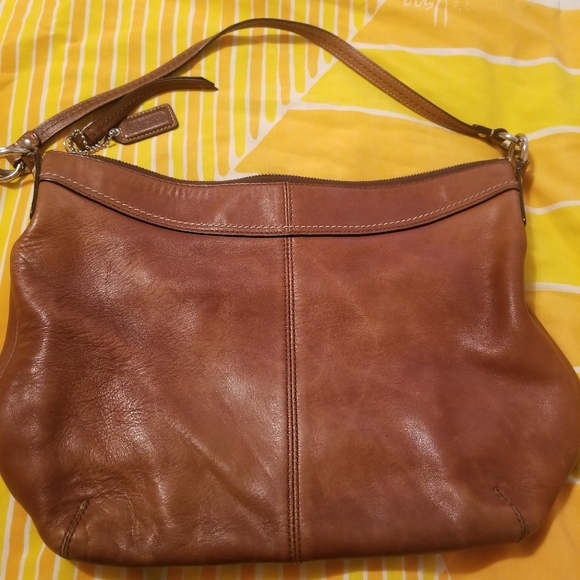 Brown Leather Coach Purse - Picture 2 of 8